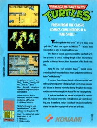 Teenage Mutant Hero Turtles (cassette) Box Art