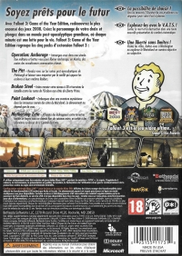 Fallout 3 - Game Of The Year Edition (PEGI rating) Box Art