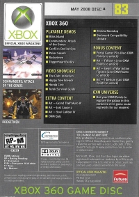 Xbox Magazine Demo Disc 83 (6 Demos) Box Art
