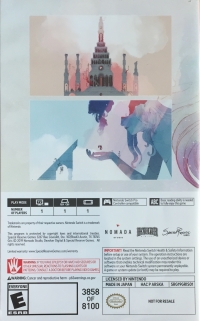 Gris (girl crying / Not for Resale) Box Art
