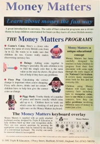 Money Matters Box Art