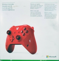 Microsoft Wireless Controller 1708 (Sport Red) Box Art