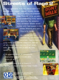 Streets of Rage 2 Box Art