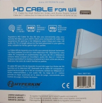 Hyperkin HD Cable for Wii Box Art