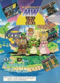 Wonder Boy V: Monster World III (Sega) Box Art