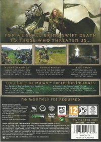 Lord of the Rings Online, The: Riders of Rohan Box Art