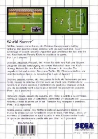 World Soccer (Sega®) Box Art