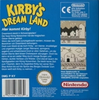 Kirby's Dream Land [DE] Box Art
