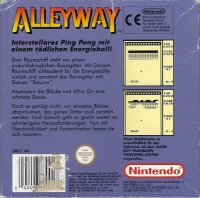 Alleyway [DE] Box Art