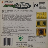 Teenage Mutant Hero Turtles II: Back From the Sewers [DE] Box Art