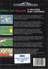 World Cup Italia '90 Box Art