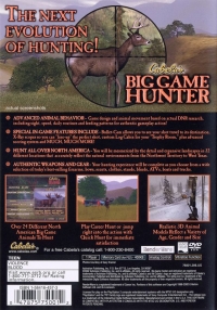 Cabela's Big Game Hunter (The Next Evolution of Hunting) Box Art