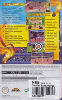 Summer Sports Games [DE] Box Art