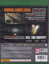 Resident Evil 7: Biohazard (IS71004-01) Box Art