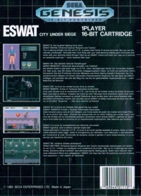ESWAT: City Under Siege [CA] Box Art