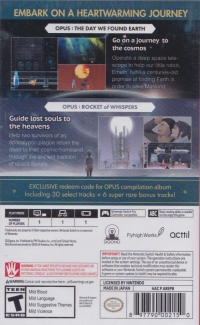 Opus Collection: The Day We Found Earth and Rocket of Whispers Box Art