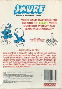 Smurf: Rescue in Gargamel's Castle Box Art