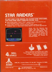 Star Raiders with Video Touch Pad Box Art