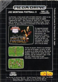 Joe Montana Football II Box Art