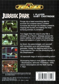 Jurassic Park (PAL) Box Art