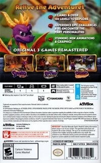 Spyro Reignited Trilogy Box Art