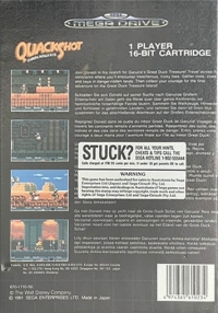Quackshot Starring Donald Duck (Sega Classics) Box Art