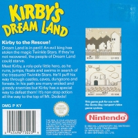 Kirby’s Dream Land Box Art