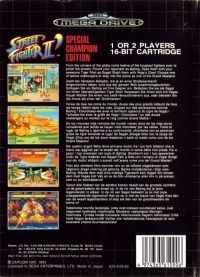 Street Fighter II - Special Champion Edition (24 Meg) Box Art