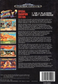 Street Fighter II: Special Champion Edition Box Art