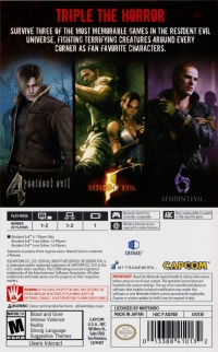 Resident Evil Triple Pack Box Art
