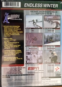 ESPN Winter X Games Snowboarding Box Art
