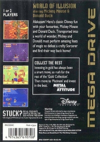 World of Illusion Starring Mickey Mouse & Donald Duck - Gold Collection Box Art