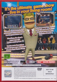 Buzz! The Music Quiz (Not to Be Sold Separately) Box Art