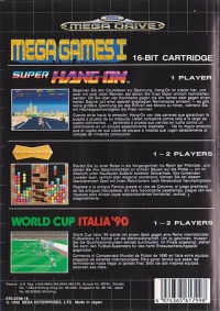 Mega Games I [DE][ES] Box Art