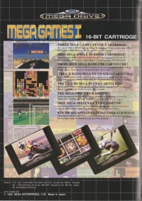 Mega Games I Box Art