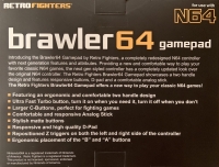 Retro Fighters Brawler64 Gamepad (smoke gray) Box Art