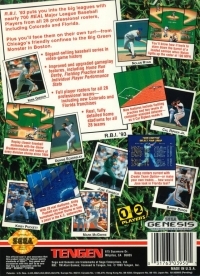 R.B.I. Baseball '93 (Topps) Box Art