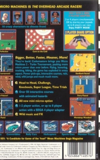 Micro Machines 2: Turbo Tournament [UK] Box Art