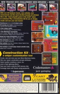 Micro Machines: Turbo Tournament 96 (Sega Power) Box Art