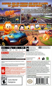 Garfield Kart: Furious Racing Box Art