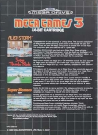 Mega Games 3 Box Art