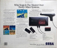 Sega Master System, The - Hang On / Safari Hunt (cart on back) Box Art
