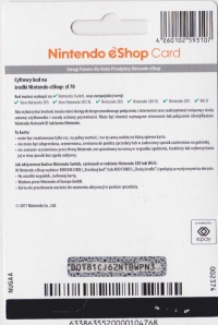 Nintendo eShop Card 70 zł [PL] Box Art