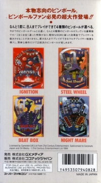 Pinball Pinball Box Art
