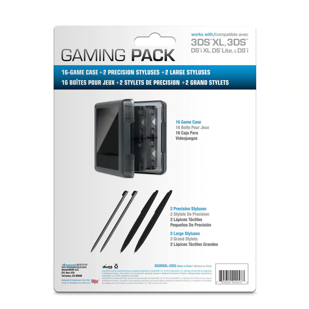 dreamGEAR Gaming Pack for 3DS XL Box Art