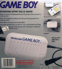 Nintendo Rechargable Battery Pack / AC Adapter (red cover) Box Art