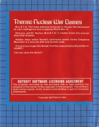 Thermo Nuclear War Games Box Art