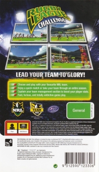 Rugby League Challenge Box Art