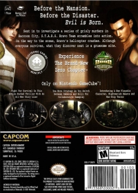 Resident Evil 0 - Player's Choice Box Art