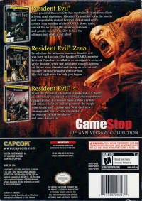 Resident Evil: 10th Anniversary Collection - Player's Choice Box Art